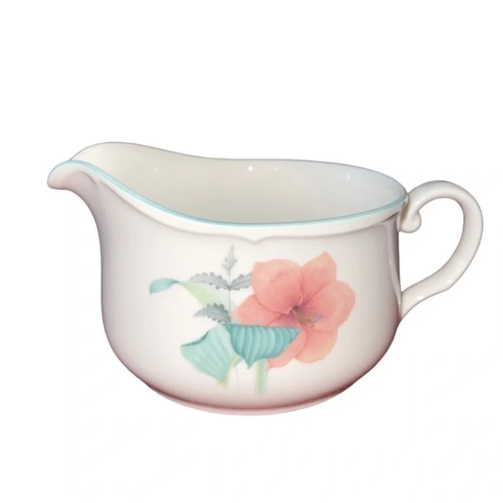 Noritake Gala Cuisine Floral Song #7918 Gravy‎ Boat